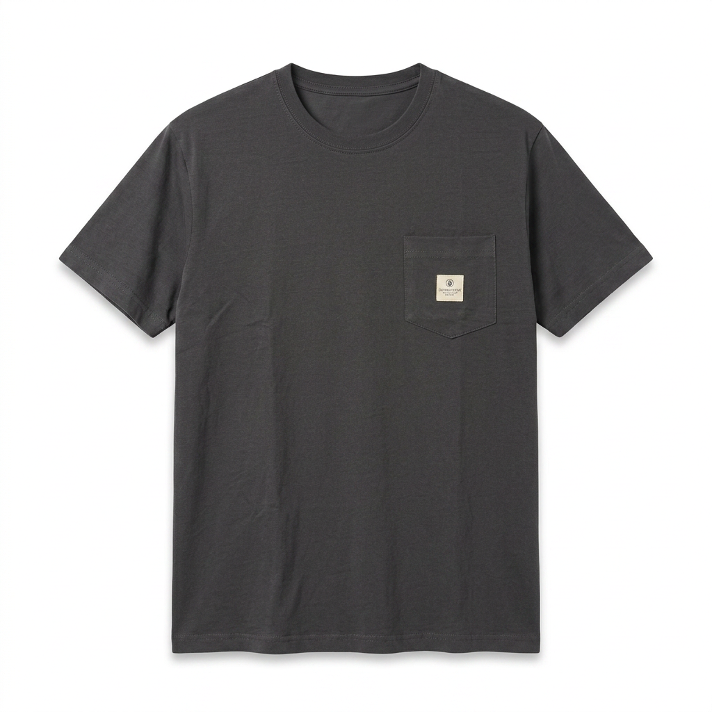 Polo DUNKELVOLK Pocket Patch Negro, Hombre - foto 1