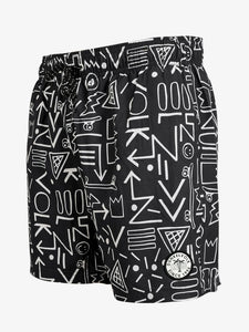 Ropa de Baño para Hombre DUNKELVOLK VOLLEY 26 SMILES SKATES BLK