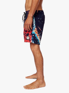 Ropa de Baño para Hombre Dunkelvolk VOLLEY WAVE PINK NAVY