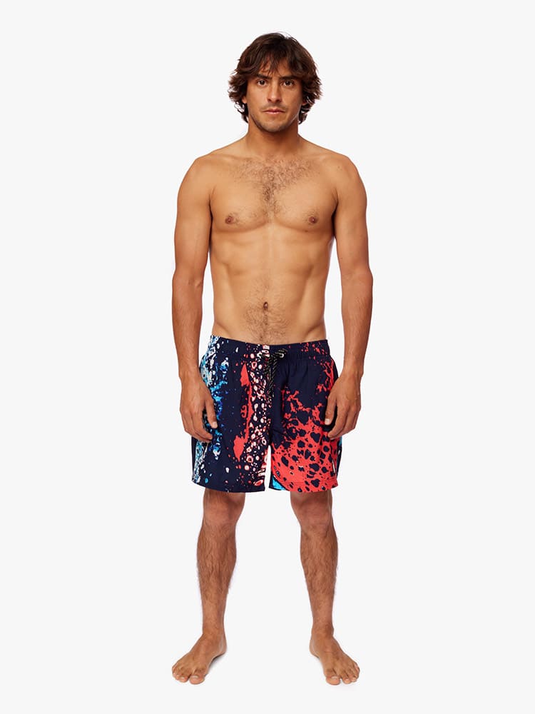 Ropa de Baño para Hombre Dunkelvolk VOLLEY WAVE PINK NAVY