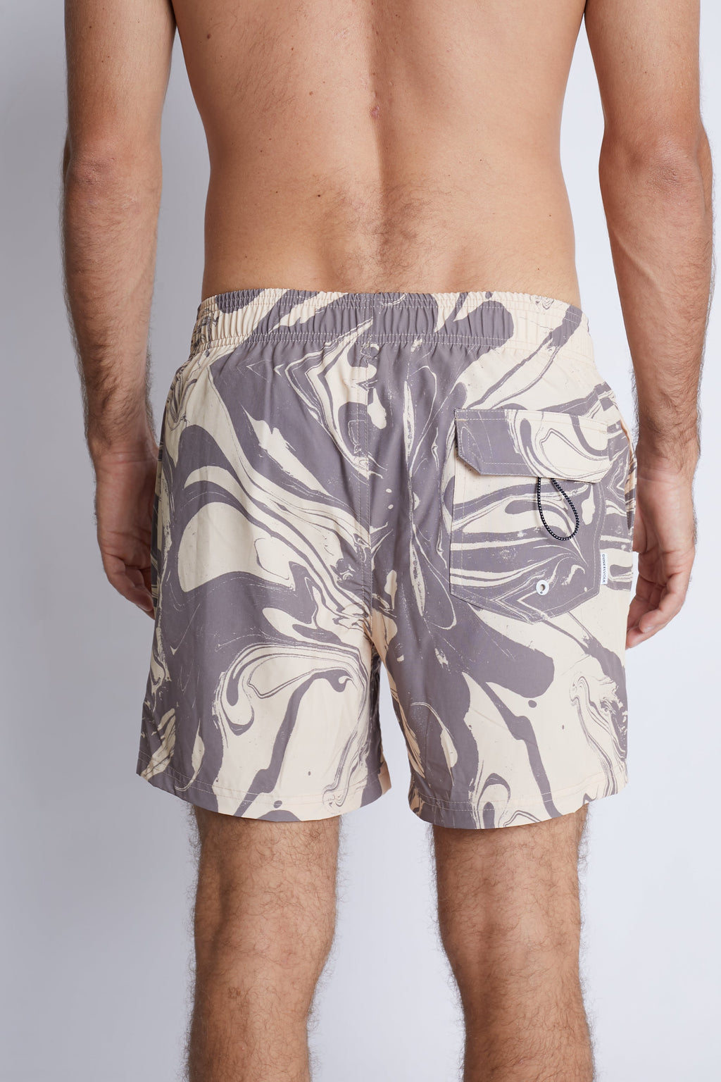 Ropa de Baño para Hombre DUNKELVOLK VOLLEY MARBLING 15" BEIG