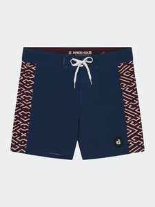 Ropa de Baño para Hombre DUNKELVOLK BOARDSHORT LABERINTO 16" NAVY