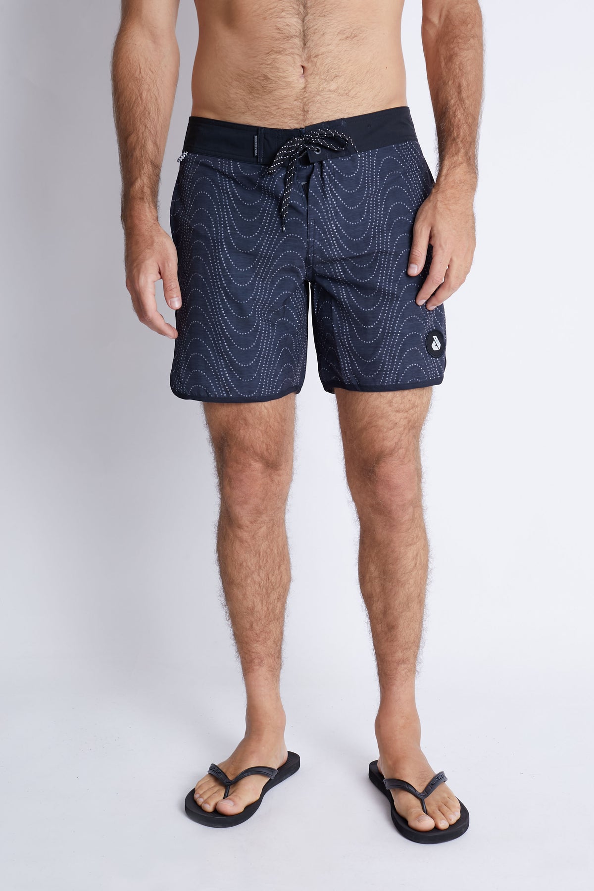 Ropa de Baño para Hombre DUNKELVOLK BOARDSHORT OLAS PUNTO 16" BLK