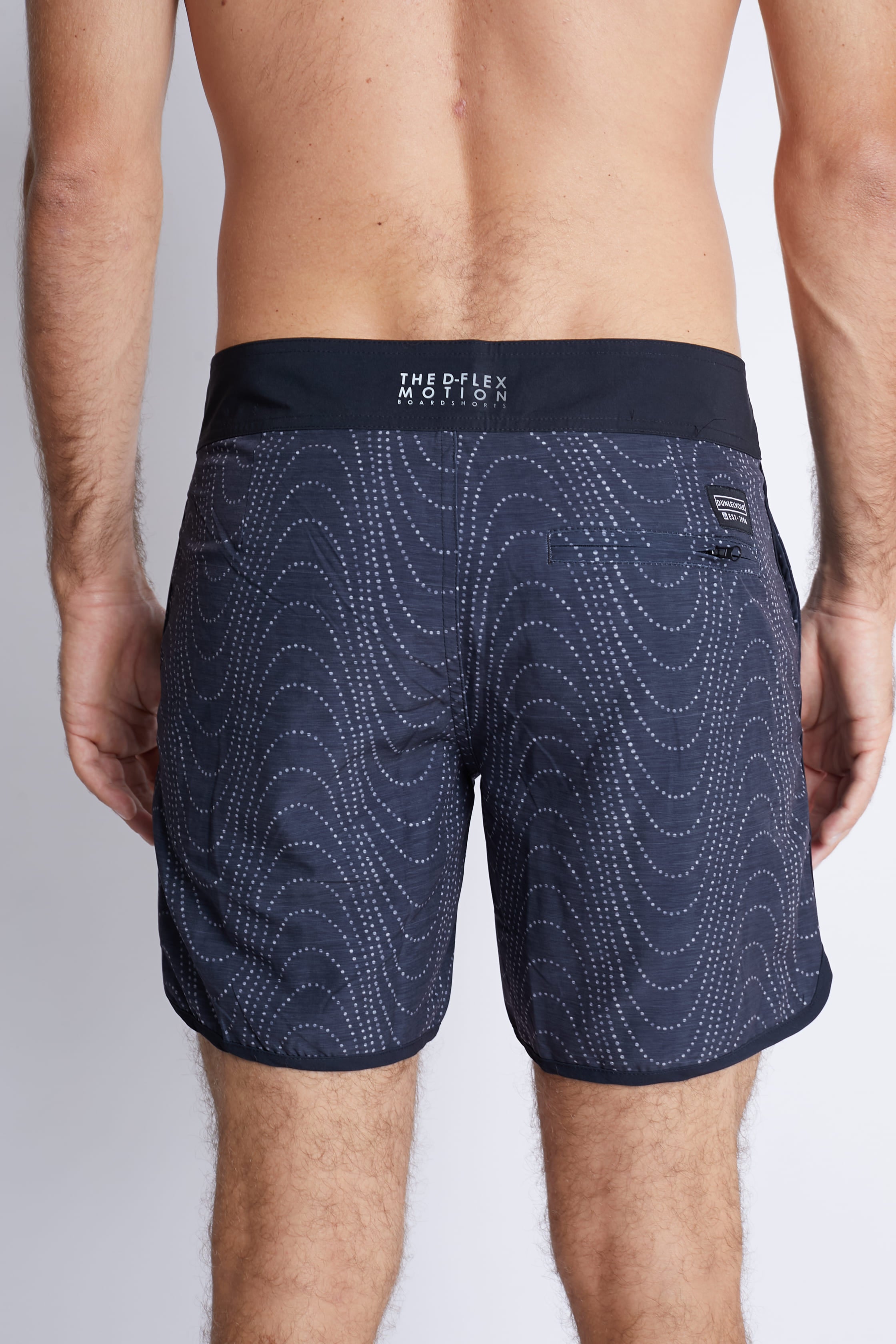 Ropa de Baño para Hombre DUNKELVOLK BOARDSHORT OLAS PUNTO 16" BLK