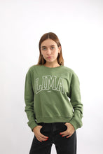 Cargar imagen en el visor de la galería, Polera para Mujer DVK SIN ZIP LIMA FLEECE VRD
