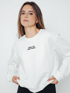 Polera para Mujer DVK CREW NECK ENJOY THE LITTLE THINGS FLEECE HUE