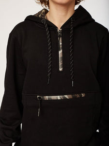 Polera para Hombre DUNKELVOLK SIN ZIP SIDNEY FP BLK