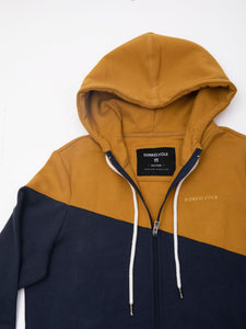 Polera para Hombre DUNKELVOLK CON ZIP COLLATERAL HOOD FT CHAZ