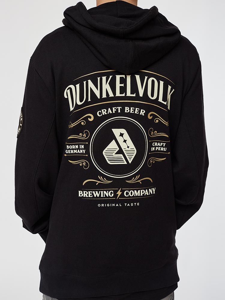 Polera Dunkelvolk SIN ZIP D BEER HOOD FT NGR