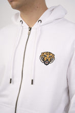 Cargar imagen en el visor de la galería, Polera para Hombre DUNKELVOLK CON ZIP ESPIRITU THE TIGER FT WHT
