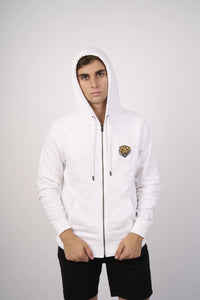 Polera para Hombre DUNKELVOLK CON ZIP ESPIRITU THE TIGER FT WHT