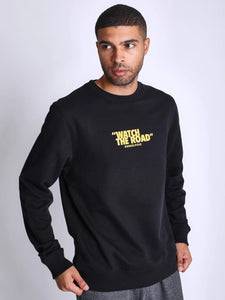 Polera para Hombre Dunkelvolk CREW NECK WATCH THE ROAD CREW FP BLK