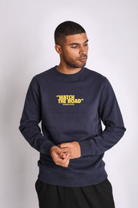 Polera para Hombre Dunkelvolk CREW NECK WATCH THE ROAD CREW FP NVY