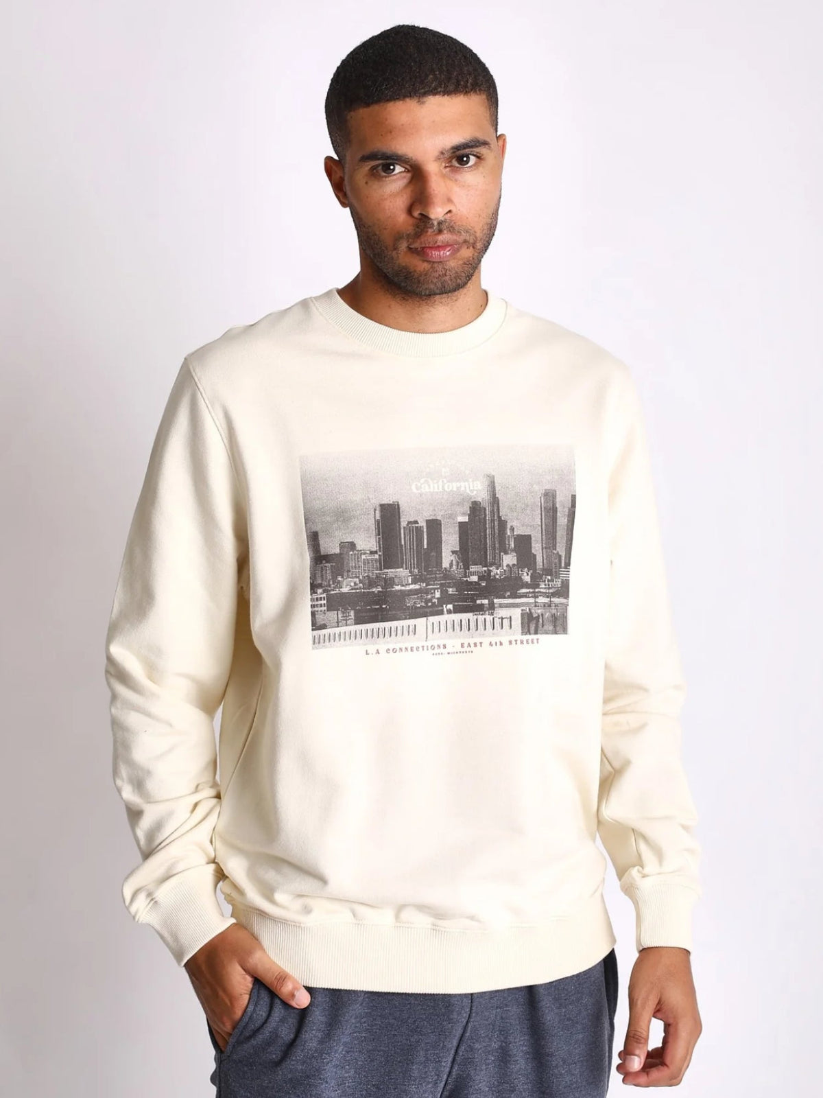 Polera para Hombre Dunkelvolk CREW NECK L.A CONNECTION CREW FT NAT