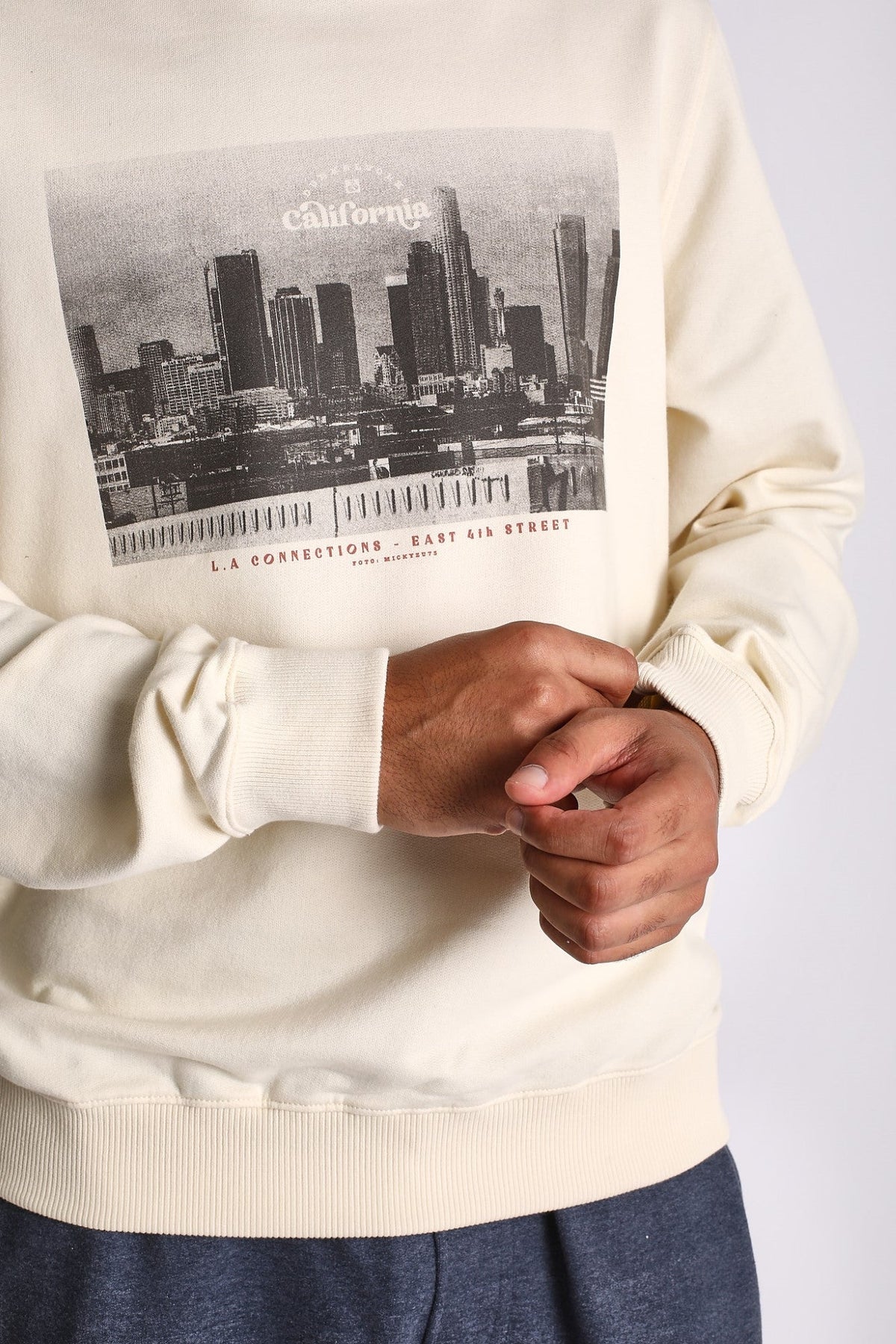 Polera para Hombre Dunkelvolk CREW NECK L.A CONNECTION CREW FT NAT