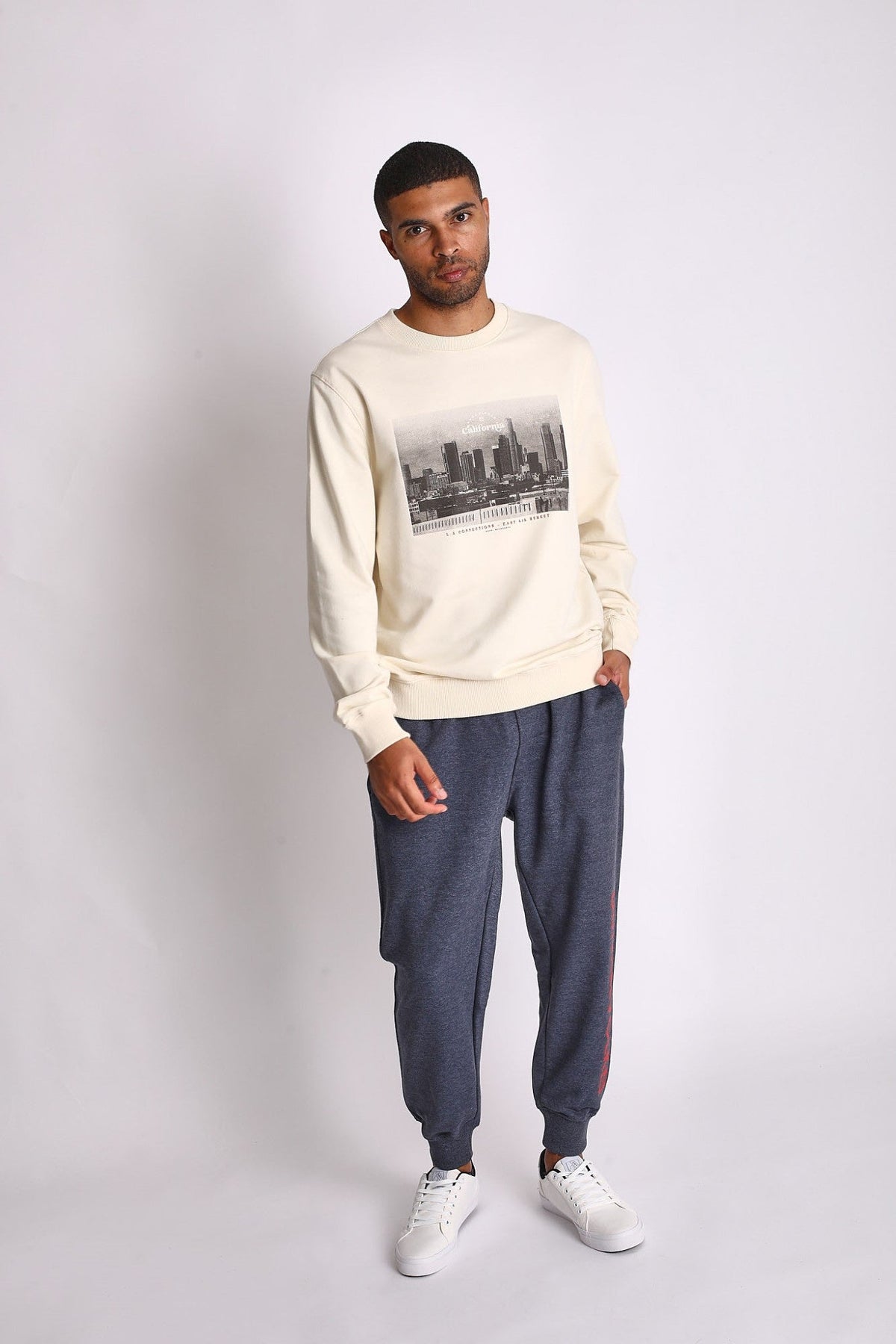 Polera para Hombre Dunkelvolk CREW NECK L.A CONNECTION CREW FT NAT