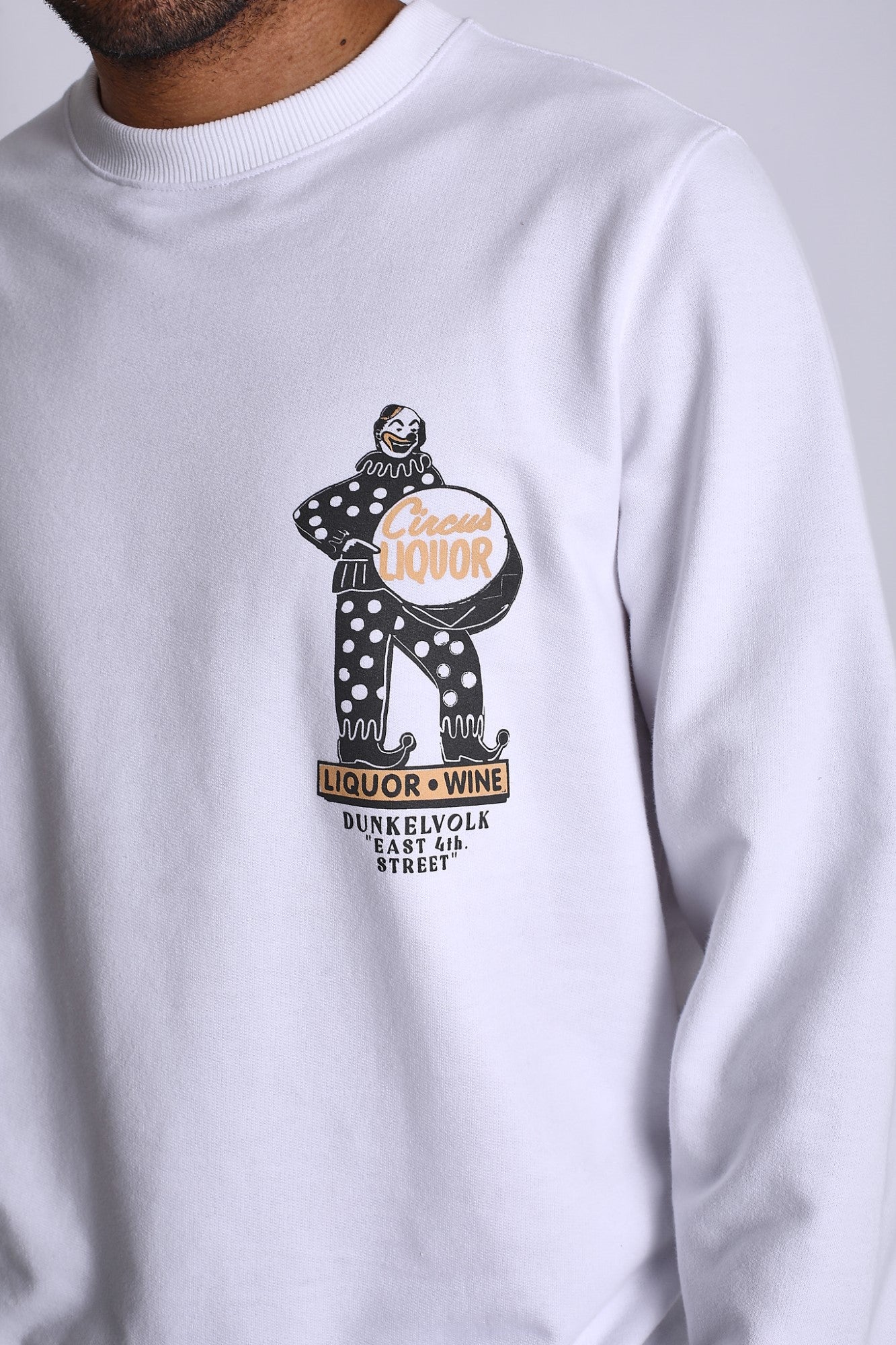 Polera para Hombre Dunkelvolk CREW NECK FRANCYNE CREW FT WHT