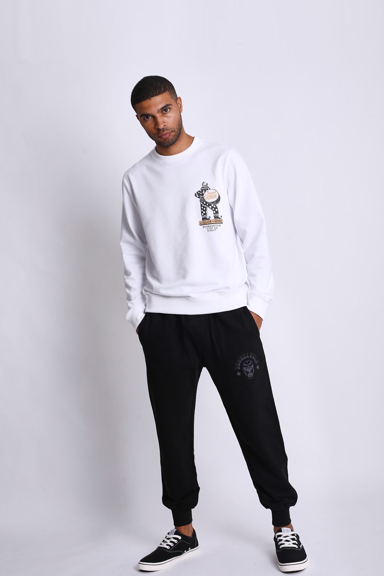 Polera para Hombre Dunkelvolk CREW NECK FRANCYNE CREW FT WHT