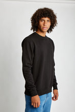 Cargar imagen en el visor de la galería, Polera para Hombre DUNKELVOLK CREW NECK SIMPLE FLEECE BLK
