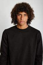 Cargar imagen en el visor de la galería, Polera para Hombre DUNKELVOLK CREW NECK SIMPLE FLEECE BLK
