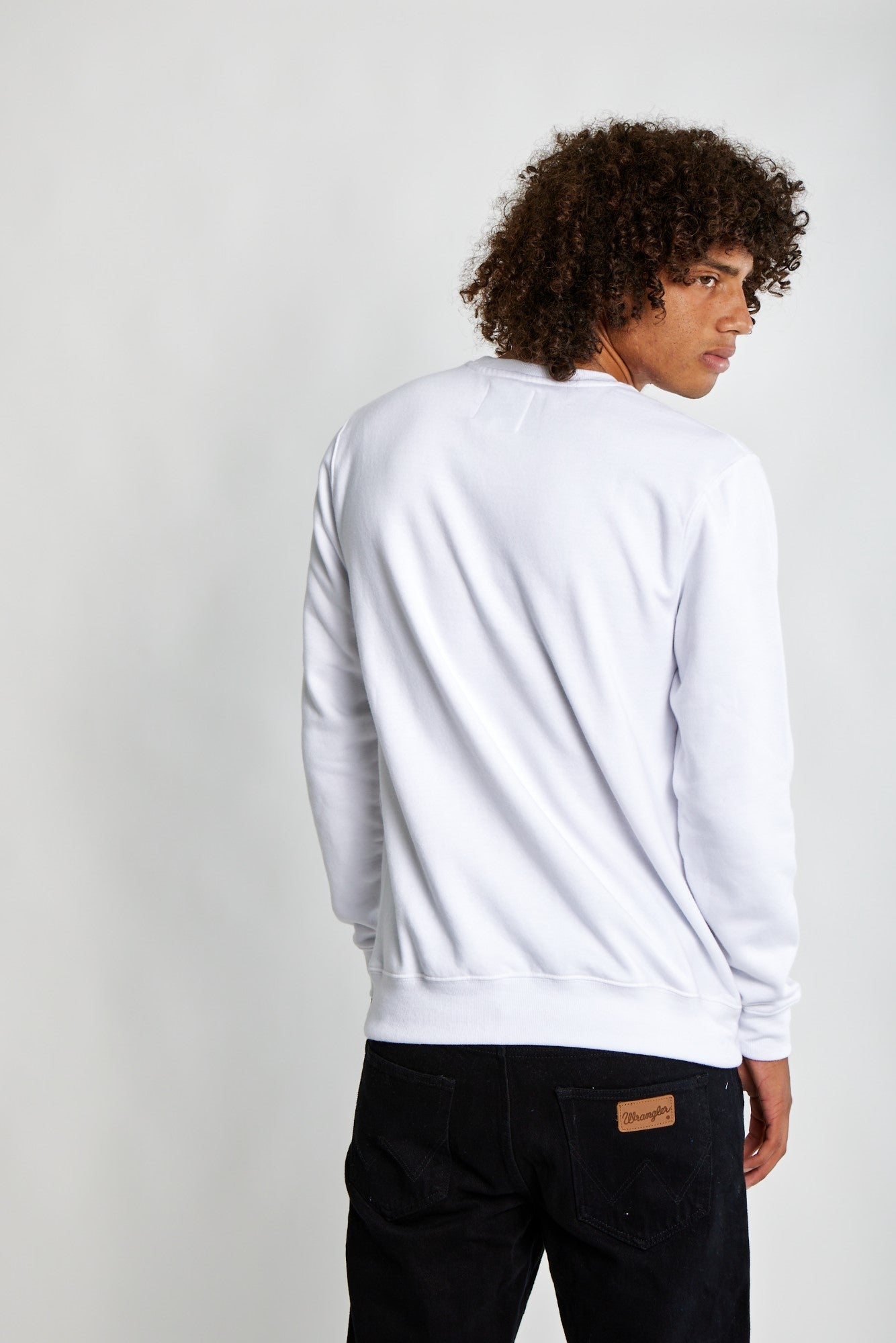 Polera para Hombre DUNKELVOLK CREW NECK SIMPLE FLEECE WHT