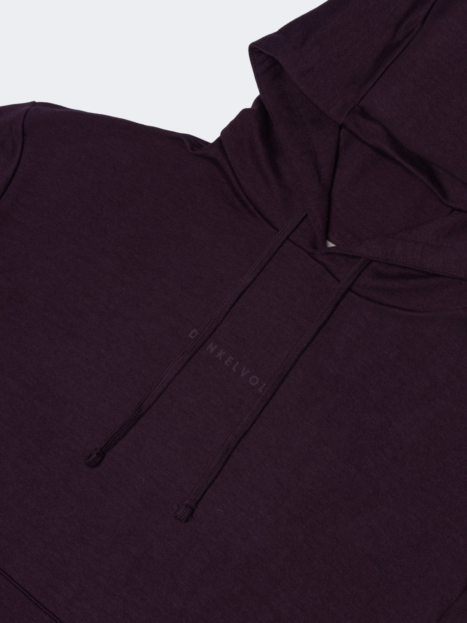 Polera DUNKELVOLK Simple Hoodie FR Guinda, Hombre - foto 3