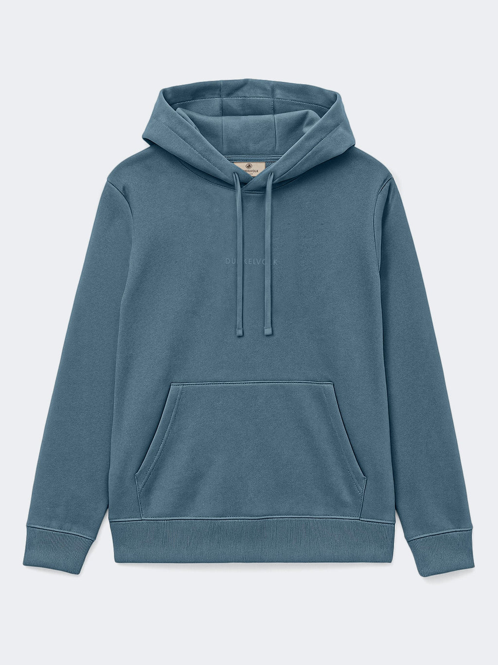 Polera Dunkelvolk Simple Hoodie FR Acero, Hombre