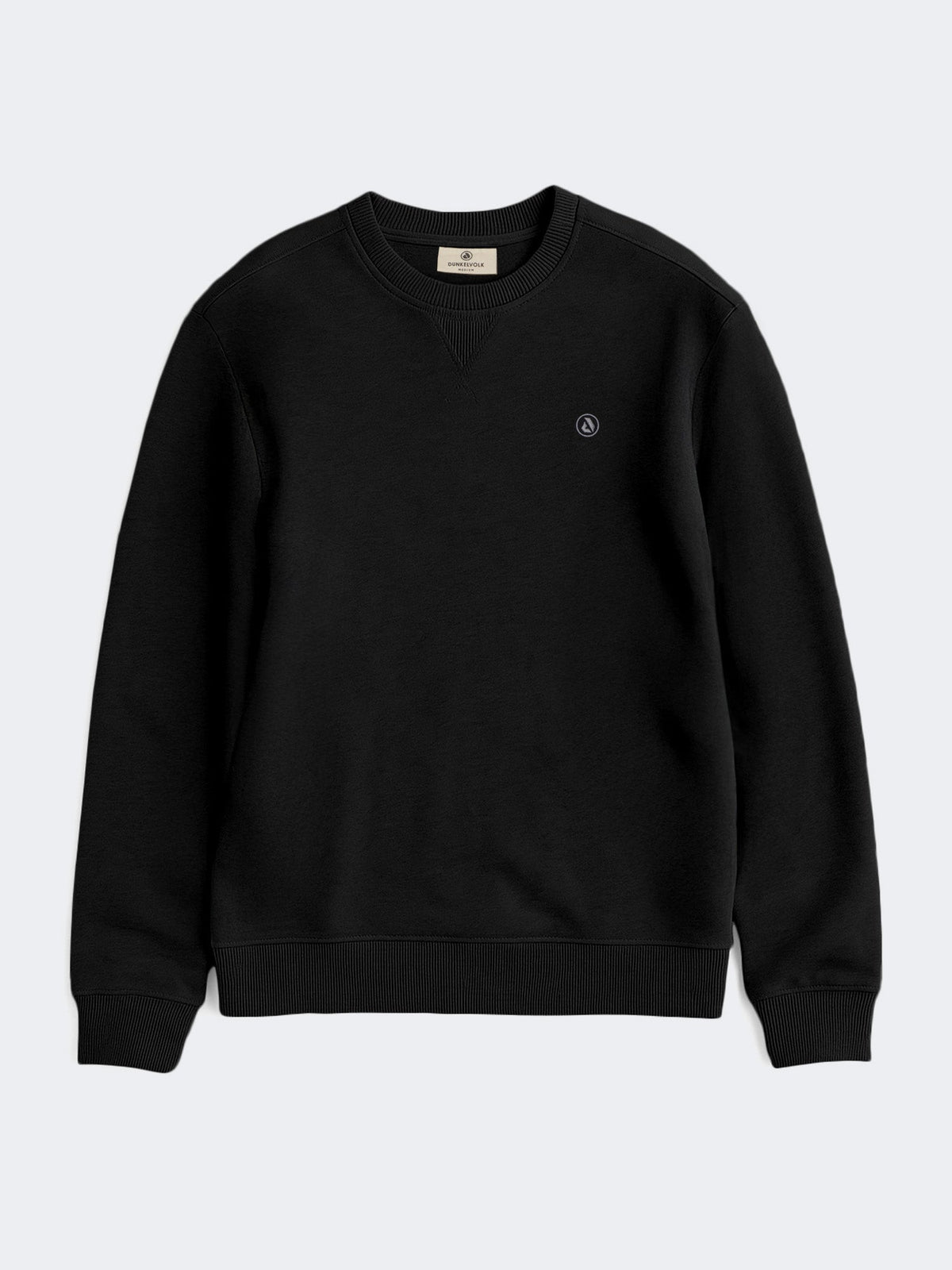 Polera Dunkelvolk Simple Crew FR Negro, Hombre