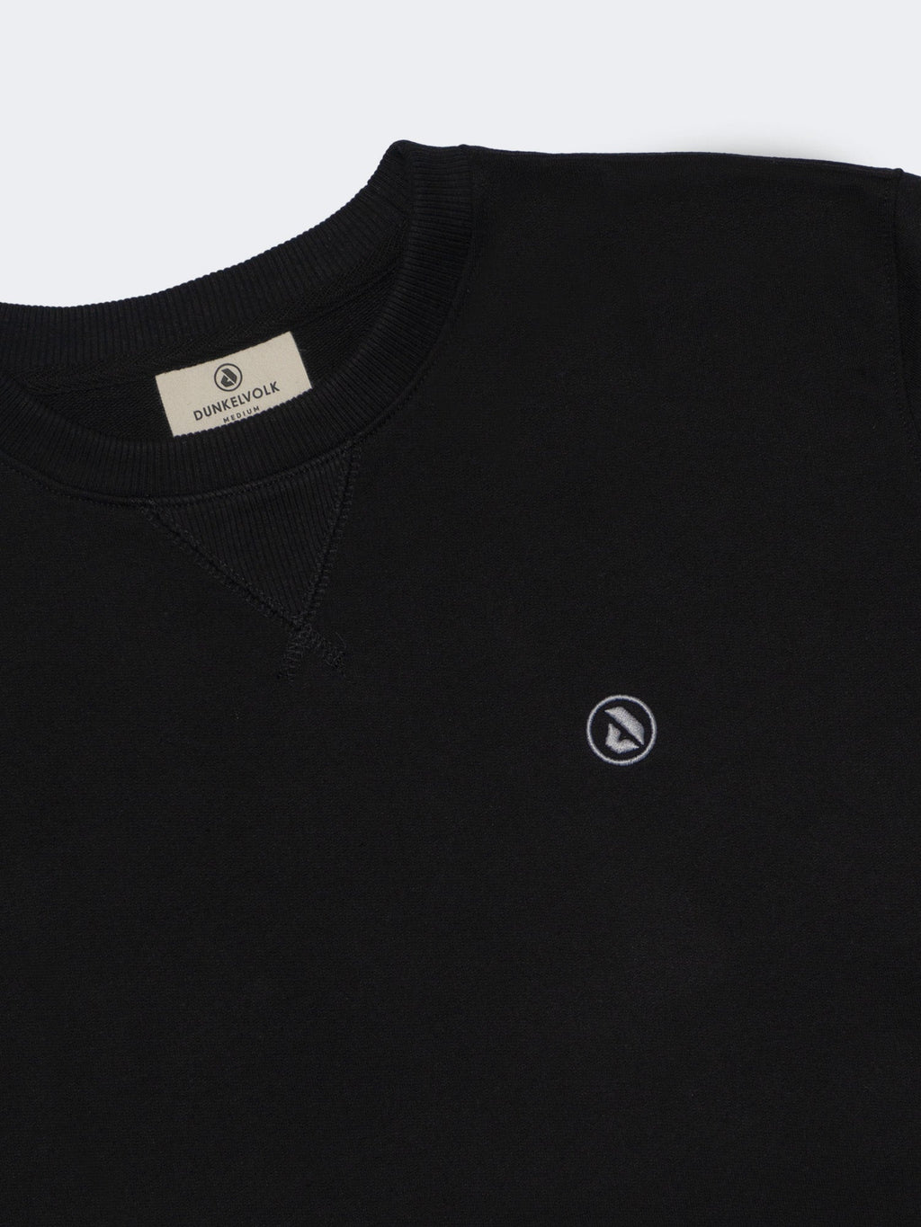 Polera Dunkelvolk Simple Crew FR Negro, Hombre