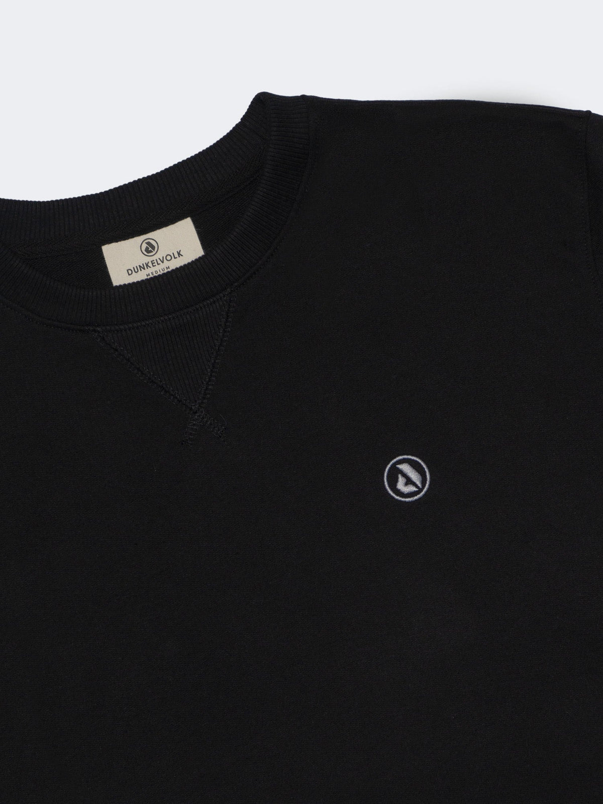 Polera Dunkelvolk Simple Crew FR Negro, Hombre
