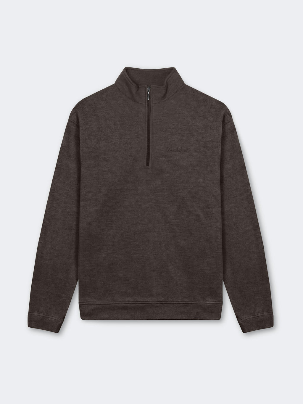 Polera DUNKELVOLK DUNK Quarter Zip Chocolate, Hombre - foto 1