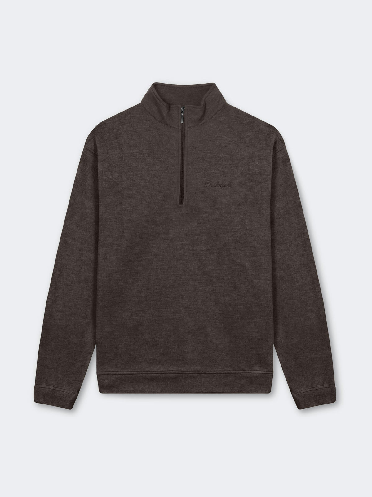 Polera DUNKELVOLK DUNK Quarter Zip Chocolate, Hombre - foto 1
