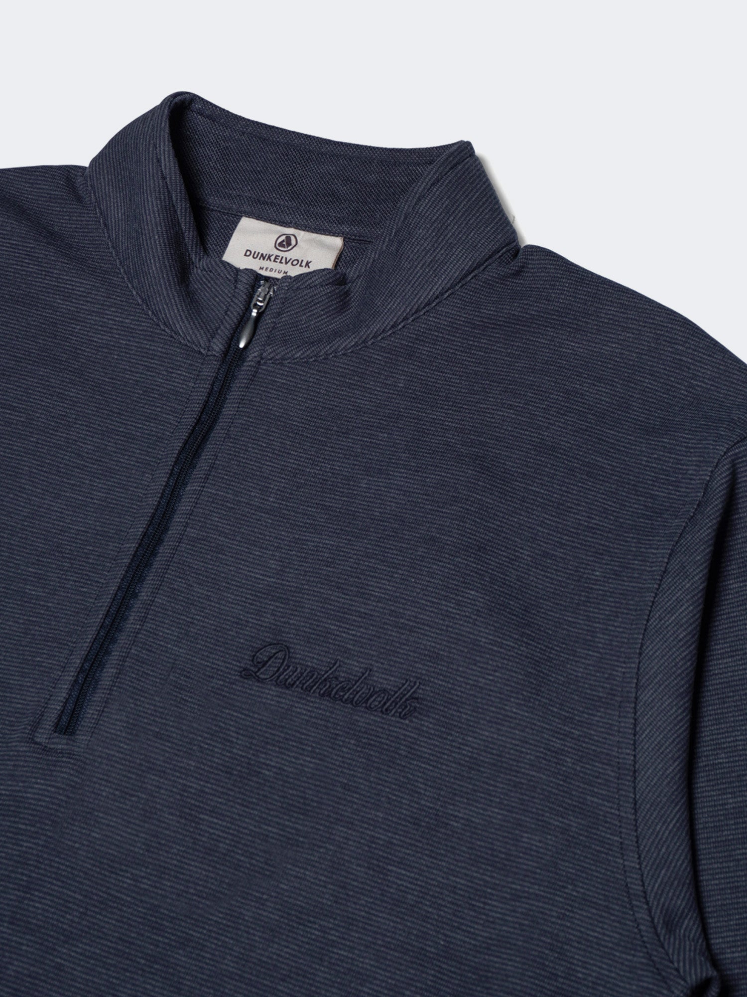 Polera DUNKELVOLK DUNK Quarter Zip Azul Marino, Hombre - foto 3
