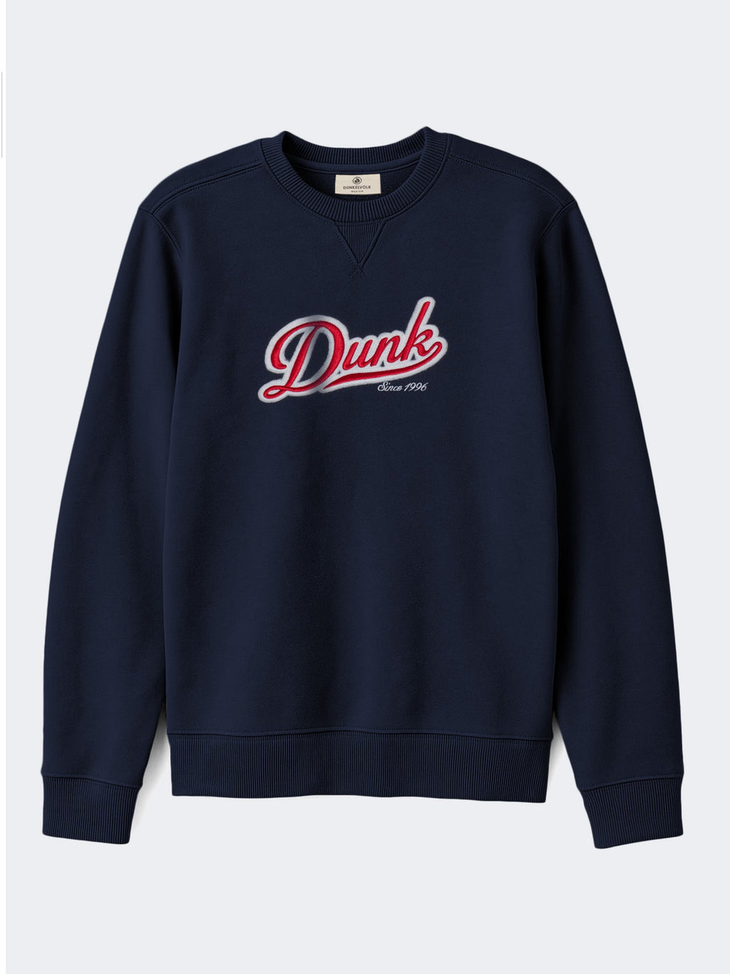 Polera DUNKELVOLK DUNK Crew FL Azul Marino, Hombre - foto 1