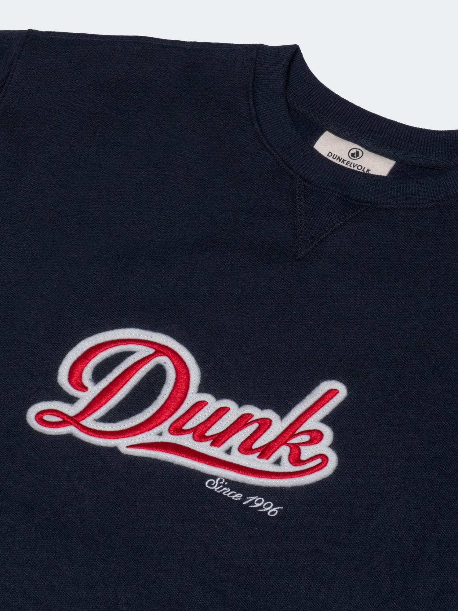 Polera DUNKELVOLK DUNK Crew FL Azul Marino, Hombre - foto 3