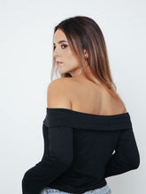 Cargar imagen en el visor de la galería, Top para Mujer DVK OFF SHOULDER OFF SHOULDER TOP NGR
