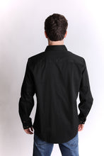 Cargar imagen en el visor de la galería, Camisa para Hombre Dunkelvolk SHIRT LS OXFORD BLK
