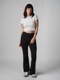 Pantalones para Mujer DVK LOMA FLARE PANT Negro/Gris