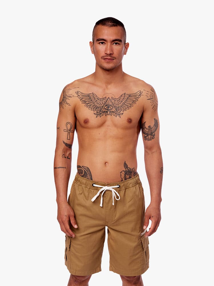Short para Hombre Dunkelvolk CARGO BOMBER SHORT 16" KHA