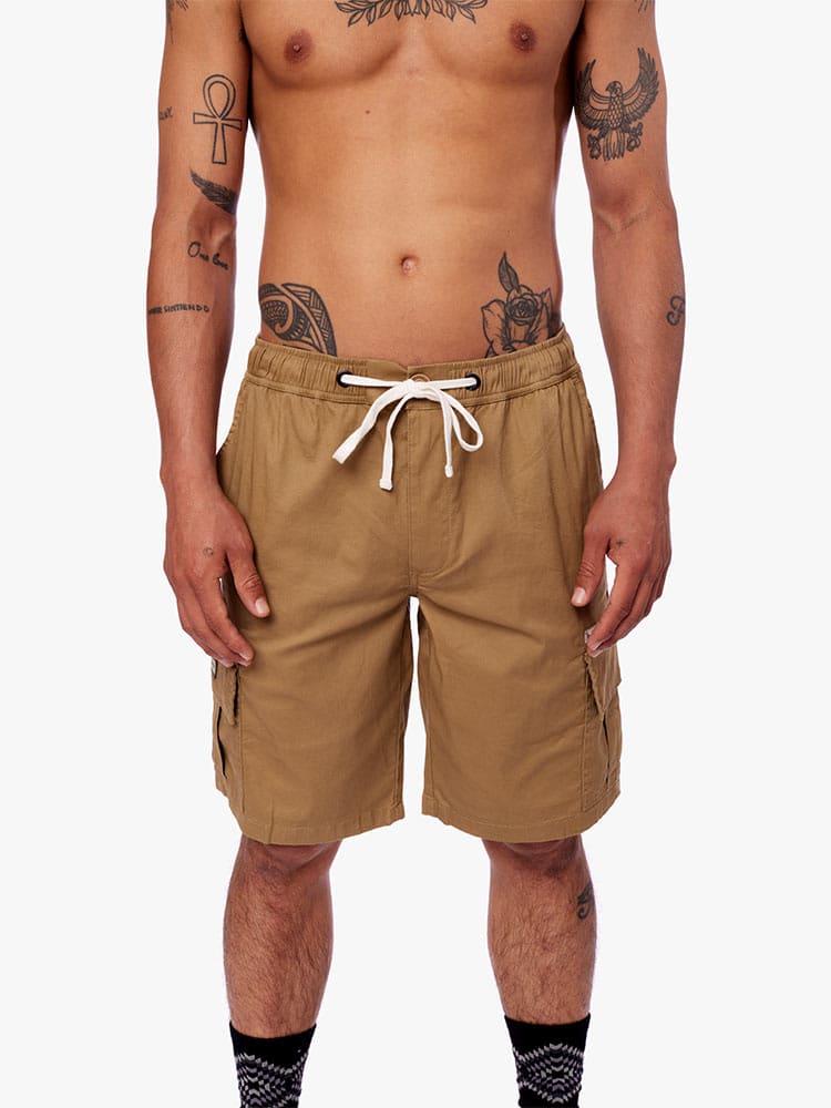 Short para Hombre Dunkelvolk CARGO BOMBER SHORT 16" KHA