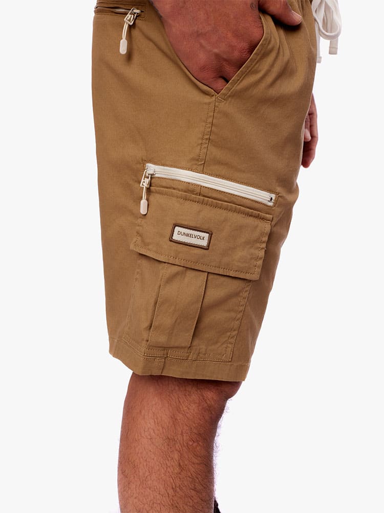Short para Hombre Dunkelvolk CARGO BOMBER SHORT 16" KHA