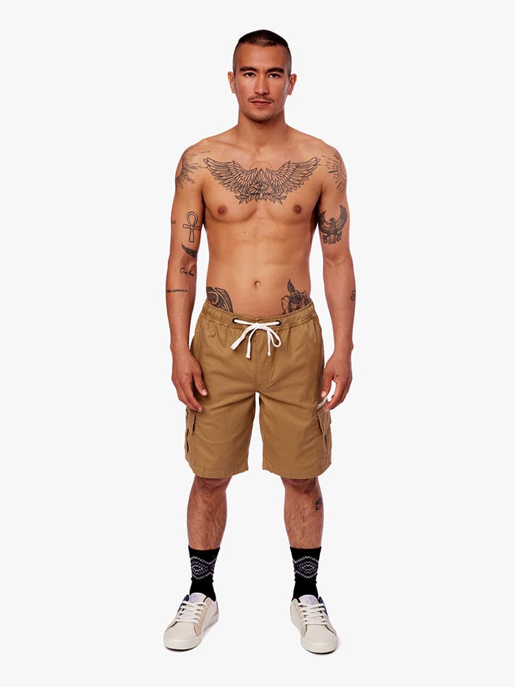 Short para Hombre Dunkelvolk CARGO BOMBER SHORT 16" KHA