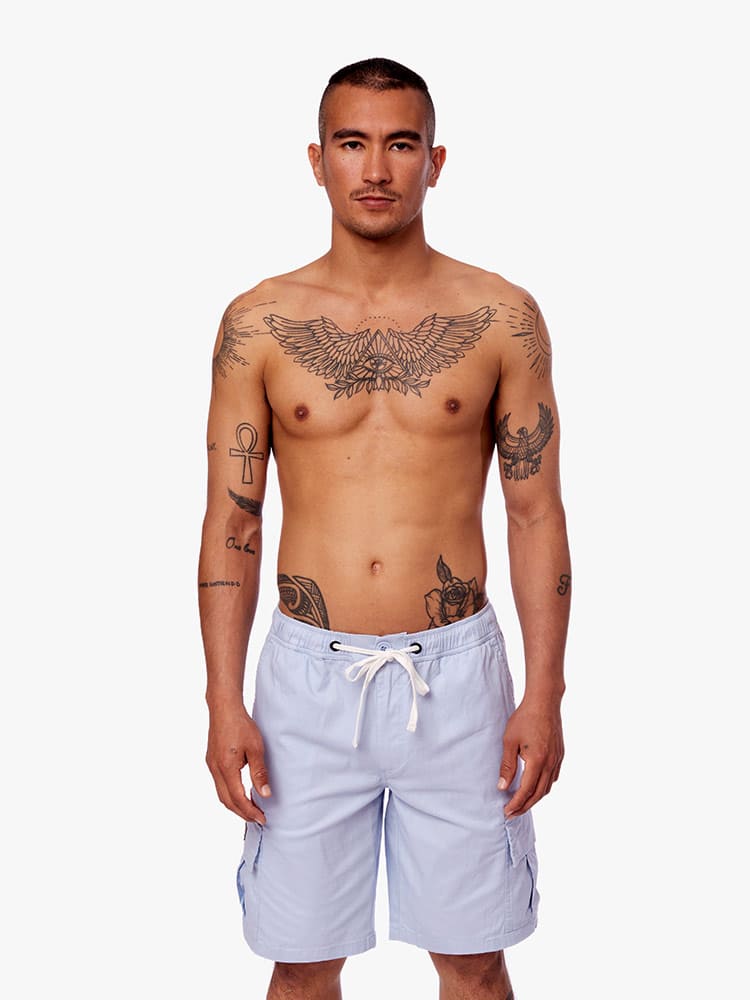 Short para Hombre DUNKELVOLK CARGO BOMBER SHORT 16" LBL