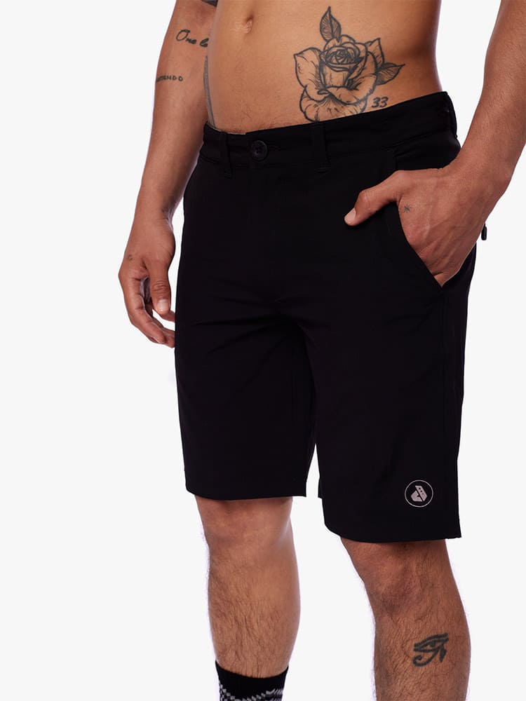 Short Dunkelvolk AMPHIBIAN CHAMELEON SHORT 16" BLK