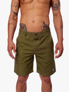 Short para Hombre DUNKELVOLK DRILL FULL PRINT RADAR ARMY