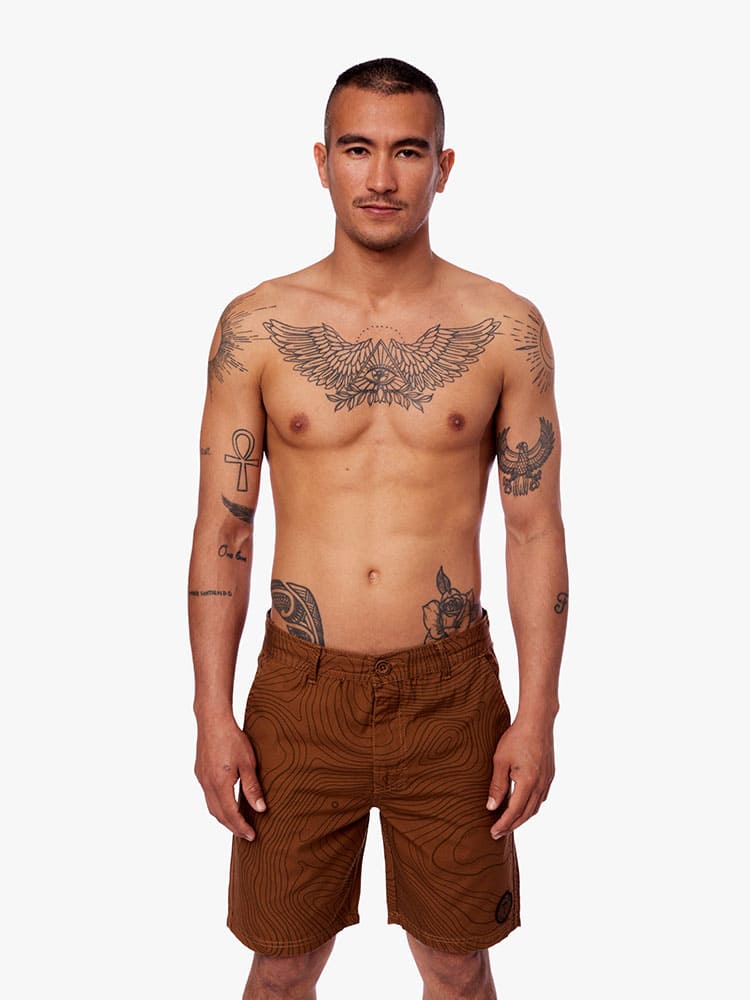 Short para Hombre DUNKELVOLK DRILL FULL PRINT RADAR 18" CAST