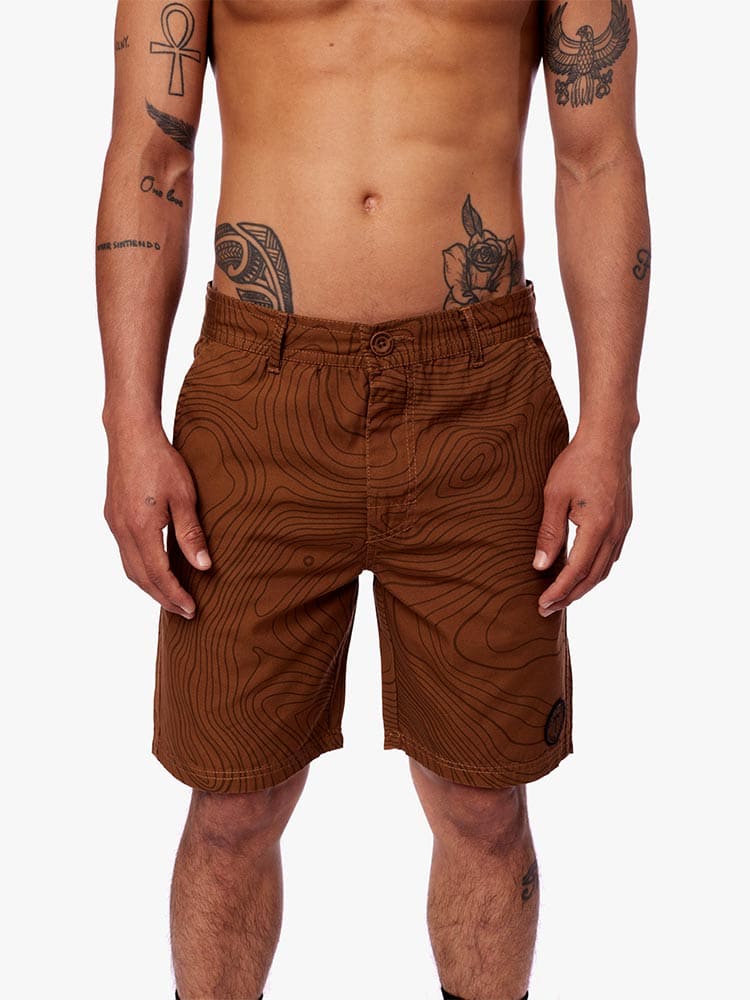 Short para Hombre DUNKELVOLK DRILL FULL PRINT RADAR 18" CAST