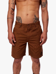 Short para Hombre DUNKELVOLK DRILL FULL PRINT RADAR 18" CAST