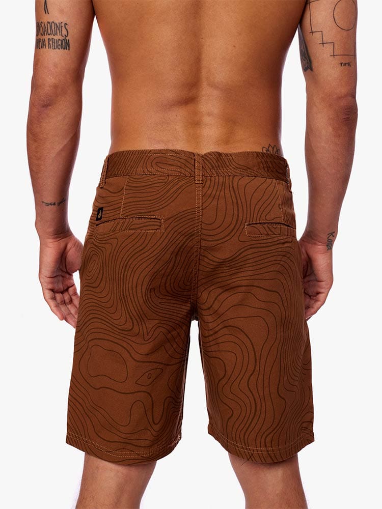 Short para Hombre DUNKELVOLK DRILL FULL PRINT RADAR 18" CAST