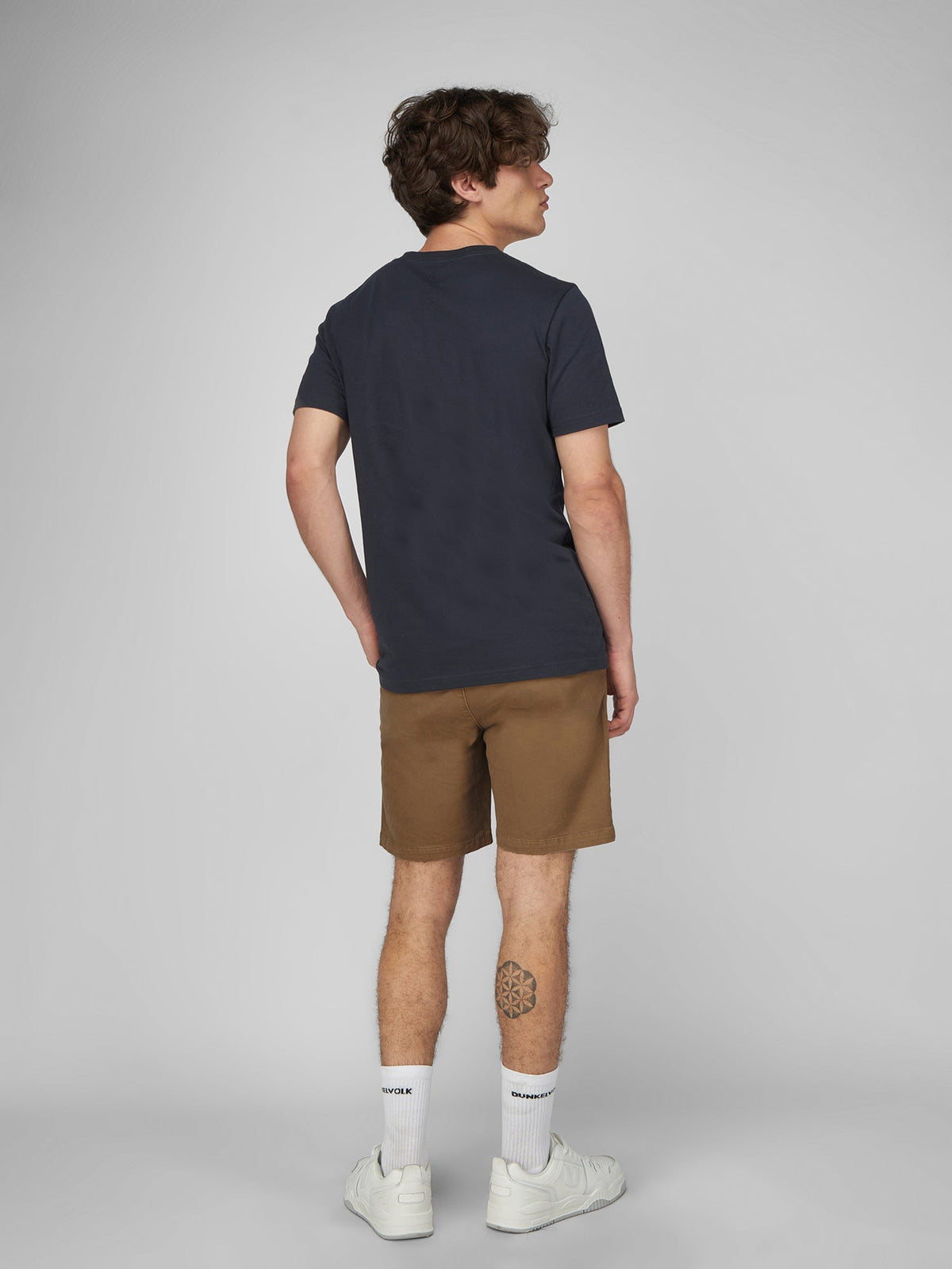 Polos para Hombre DUNKELVOLK SIMPLE TEE Azul Marino Oscuro
